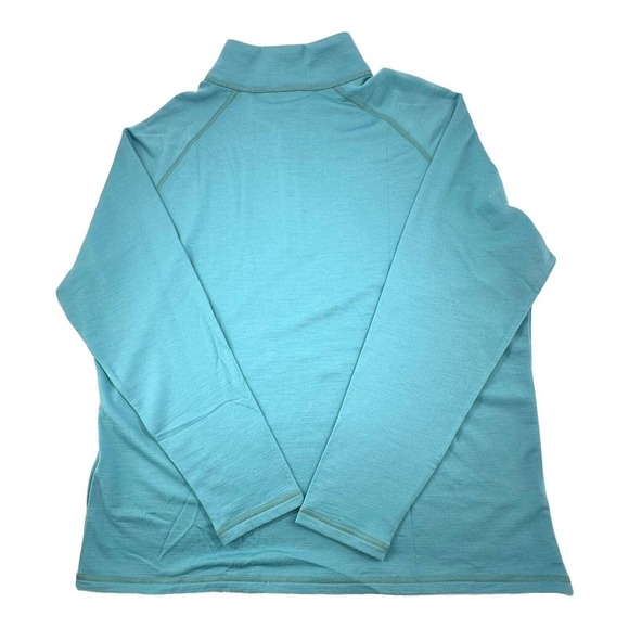 Peter Millar Excursionist Flex Performance Q-Zip Pullover Merino Wool Teal XXL - Picture 9 of 16